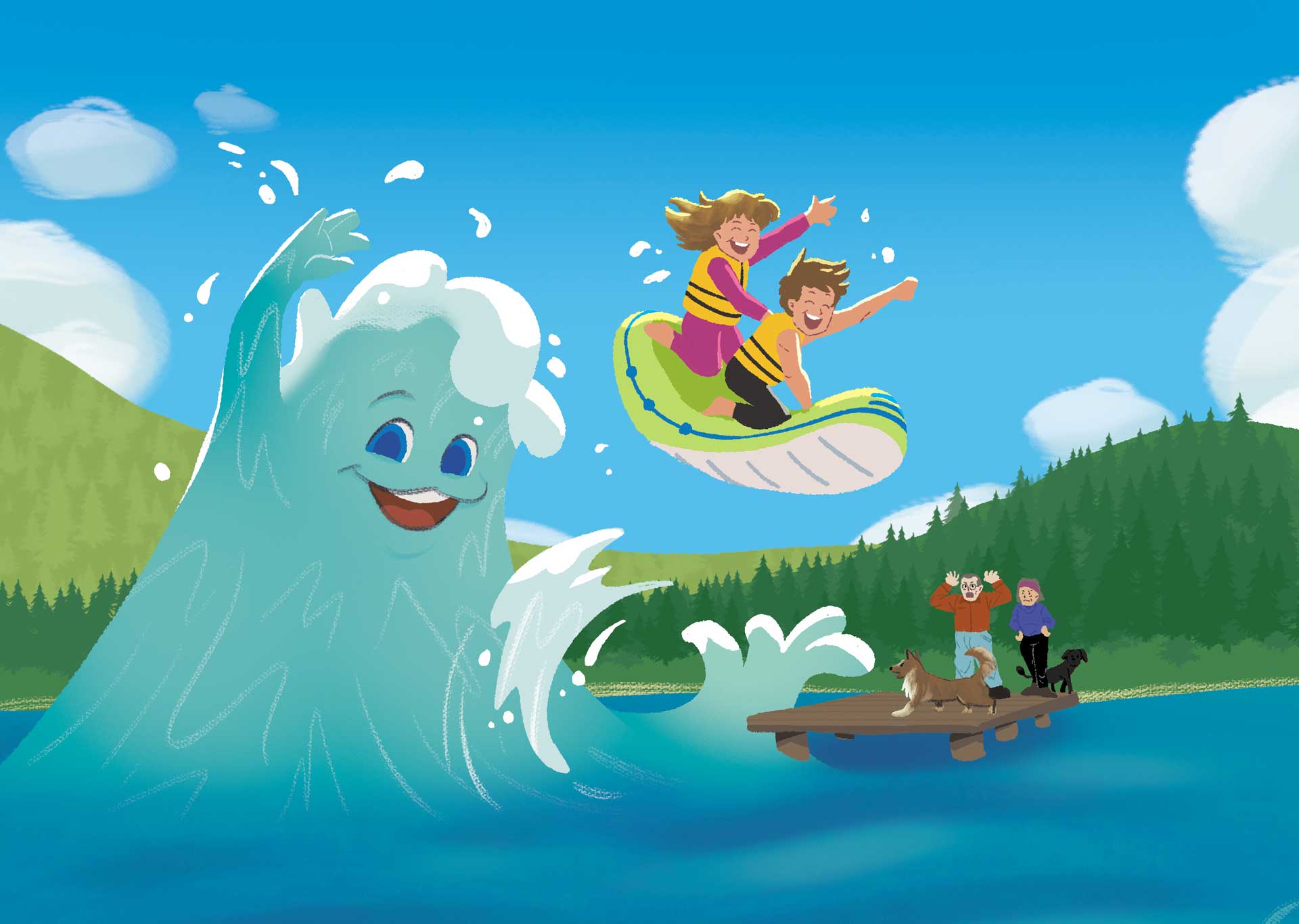 Happiness Comes in Waves The Summer adventures of Ripple by Donald C Price & Stephanie-Lynn Harper Authors